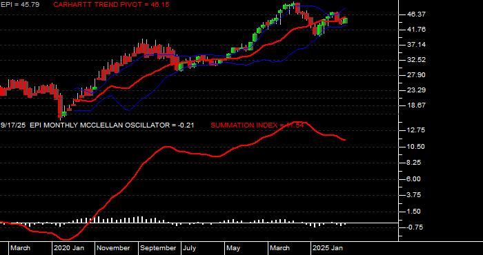  Volume / Composite Volume for the WisdomTree India Earnings Fund ETF - Monthly Data Period