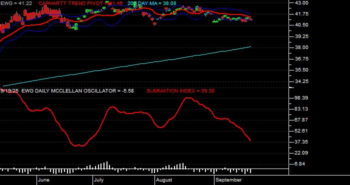  Volume / Composite Volume for the iShares MSCI Germany Index Fund ETF - Daily Data Period
