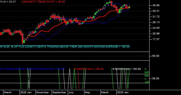  Volume / Composite Volume for the Franklin FTSE India ETF - Monthly Data Period