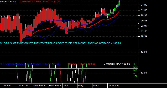  Volume / Composite Volume for the Schwab Fundamental Emerging Markets Large Company Index ETF - Monthly Data Period