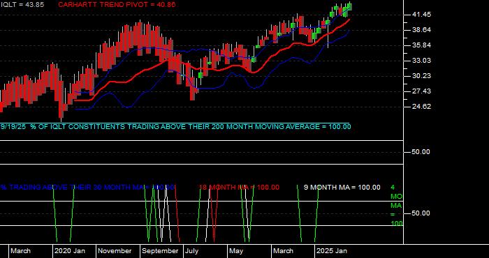  Volume / Composite Volume for the iShares MSCI Intl Dev Qual Factr ETF - Monthly Data Period