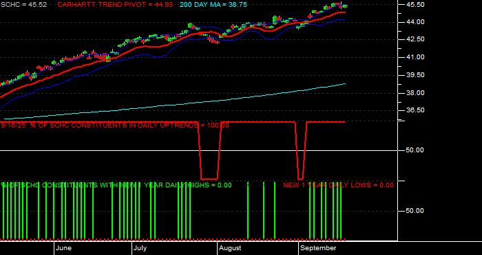  Volume / Composite Volume for the Schwab International Small-Cap Equity ETF - Daily Data Period