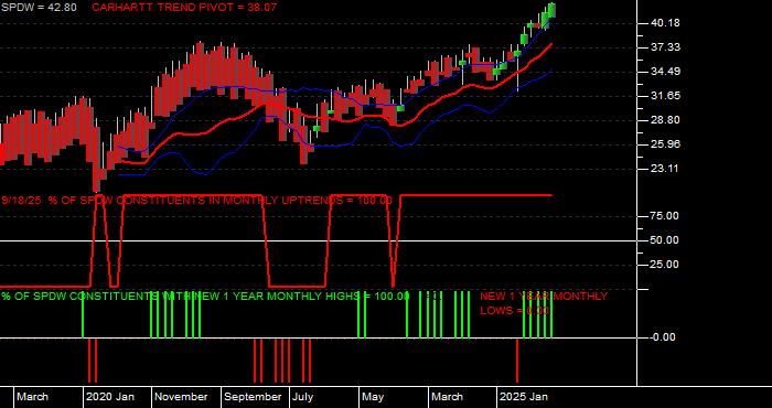 Volume / Composite Volume for the SPDR Portfolio Developed World ex-US ETF - Monthly Data Period