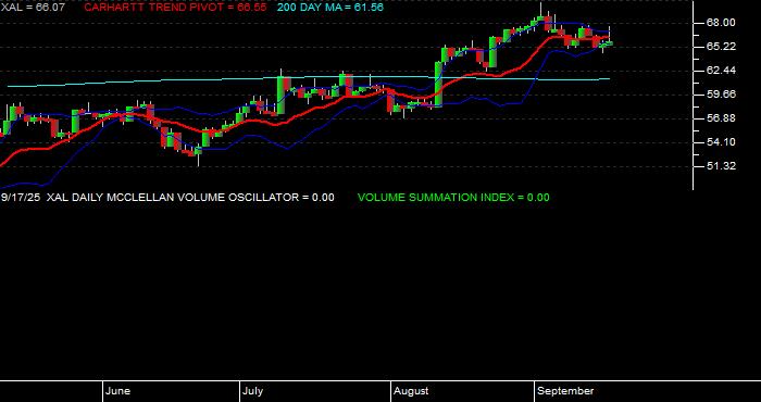 Volume / Composite Volume for the Amex Airline Index - Daily Data Period